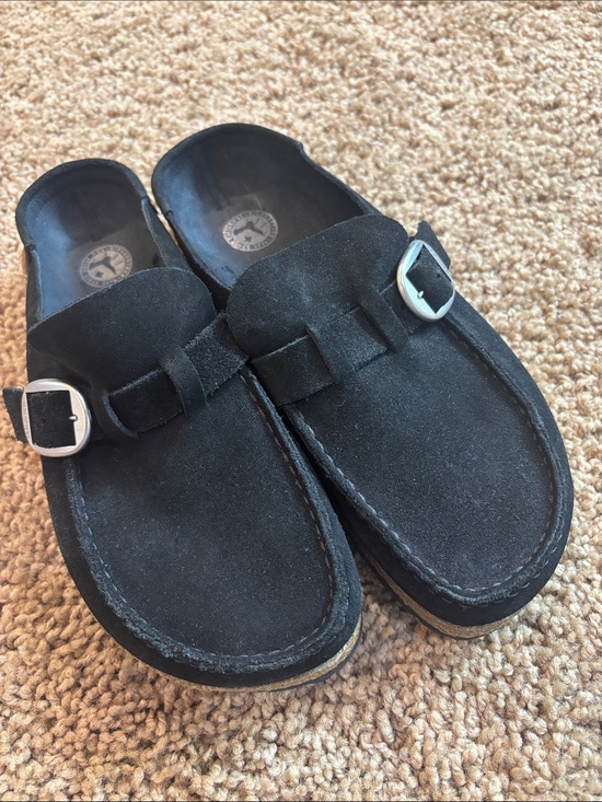 Shoes - Birkenstock Buckley clogs in black suede
